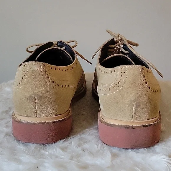 Cole Haan Tan Suede Oxfords - Picture 6 of 12